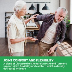 Glucosamine Chondroitin – Turmeric, MSM, Joint Support, Anti-Inflammatory