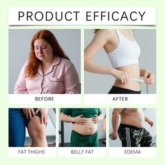 10-in-1 Moringa Berberine Weight Loss Patch Nano Microneedle Slimming 7pcs