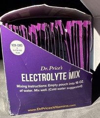 Electrolyte Mix Super Hydration Formula + Trace Minerals- See Description-