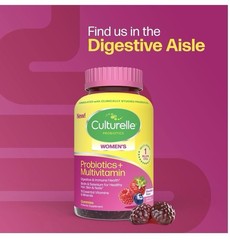 Culturelle Women’s Probiotics Multivitamin Gummies Mixed Berry 60..