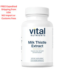 Vital Nutrients Milk Thistle Extract 250mg – Vegan 60 Count (Pack of 1)