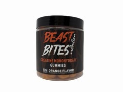 Beast Bites Creatine Monohydrate Gummies Orange Flavor Exp 1/27