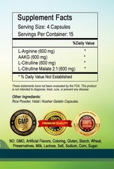Nitric Oxide Booster Capsules 2400mg Per Serving – No.1.