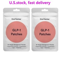 2 Packs Kind Patches Metabolic Balance Berberine Supplement 60 Count, Vegan New