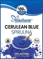 Blue Spirulina Organic Powder – Non GMO Boost Immune System Odorless