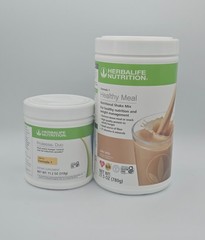 HERBALIFE NUTRITION Cafe Latte Formula 1 Shake Mix 26.4 oz with Prolessa Duo