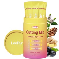 30 Sticks LeeFar Cutting Drink Mix – Berberine, Chromium, FOS, Yerba Mate