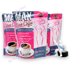 Max Curve Coffee Sugar Free Weight Management 3 Packs (10 Sachets / Pack)