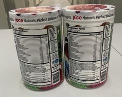 2 Packs Terra Kai Organics JUCE Super Fruit Veggie Vitamin Blend, 12.2 Oz