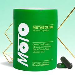 Metabolism Boosting Capsules Green Tea EGCG Chromium B12 Energy 30 Servings