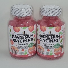 Openovomins 2pk Magnesium Glycinate Gummies 2500+ MG Exp Oct 2026