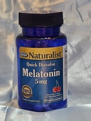 REXALL NATURALIST QUICK DISSOLVE MELATONIN 5 MG CHERRY FLAVOR 60 MICROLOZENGES