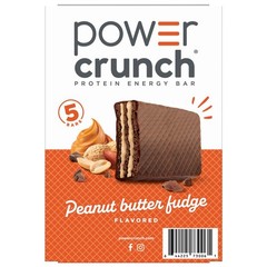 Power Crunch Original Protein Energy Bars, Peanut Butter Fudge, 1.4 oz, 5 Count