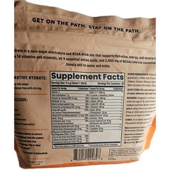 Delicious Peach/Mango Electrolyte Powder with BCAAs – 30 Servings. Exp 9/2026
