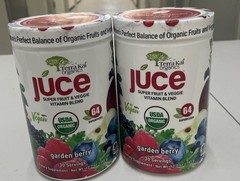 2 Packs Terra Kai Organics JUCE Super Fruit Veggie Vitamin Blend, 12.2 Oz