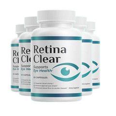 5-Pack Retina Clear Capsules, RetinaClear Supports Eye Wellness – 300 Capsules