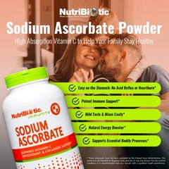 NutriBiotic – Sodium Ascorbate Buffered 16 Ounce (Pack of 1), No Color