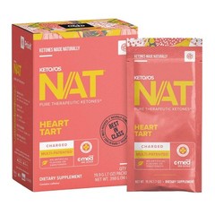 PRUVIT Keto OS NAT Heart Tart Charged Keto Supplement 20 Pack