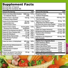 Unisex Multivitamin Capsules- Daily Immune Support with Vitamins & Minerals