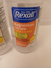 TWO Magnesium Citrate Liquid Saline Laxative Oral Solution 10 fl oz Each Lemon