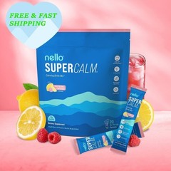 NEW Nello Supercalm – Calming Drink Mix with KSM-66 Ashwagandha, Vitamin D3