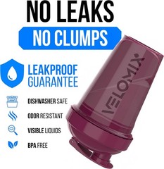 Leak Proof Protein Shaker Bottle Blender Cup Wire Whisk Gym Workout Mixer