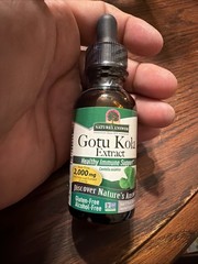Nature’s Answer Gotu Kola Liquid Extract [Alcohol & Gluten Free] EXP 01/28