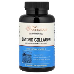 2 X Live Conscious, Beyond Collagen, with Biotin & Vitamin C, 90 Capsules