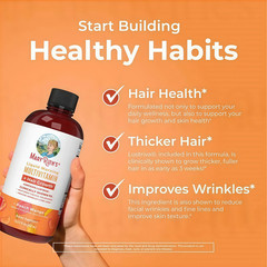 Mary Ruth’s Multivitamin + Hair Growth brand… 3 Pack | Peach Mango 15.22 oz |