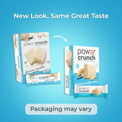 (2 pack) Power Crunch Original Protein Bars French Vanilla Cream 1.4 oz
