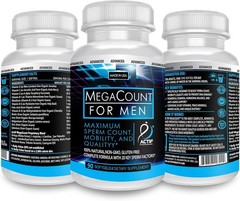 Megacount for Men – Maximum Fertility Support and Sperm Count Booster, Clinicall