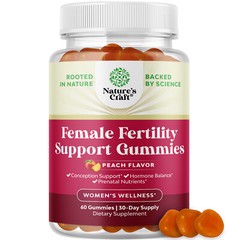 Fertility Gummies for Women Trying to Conceive Vegan Non-GMO & Gluten Free 60ct