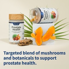 SNAP Prostate Health 2-Pack Saw Palmetto Mushroom Blend Men’s Support 180 Caps
