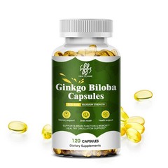 Ginkgo Biloba Capsules, Supports Brain Function & Memory, Healthy Circulation~