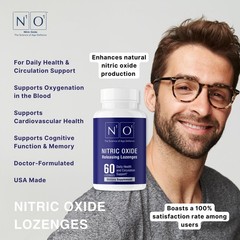 Nitric Oxide Lozenges – 60 Count – Nitric Oxide Supplement for Heart Health, …