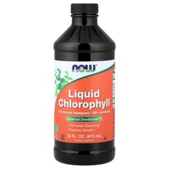 2 X NOW Foods, Liquid Chlorophyll, Mint , 16 fl oz (473 ml)