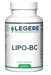 Lipo BC Legere Pharmaceuticals Lipotropic Fat Weight Loss 100 Tabs Best By 03/25