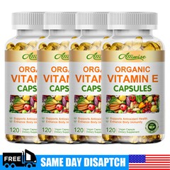 Vitamin E 1000 IU 120 Capsules – Supports Skin, Hair, Immune and Eye Health