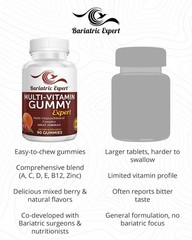 Bariatric Expert Multivitamin Gummies Fast-Melting Adult Formula 90 ct