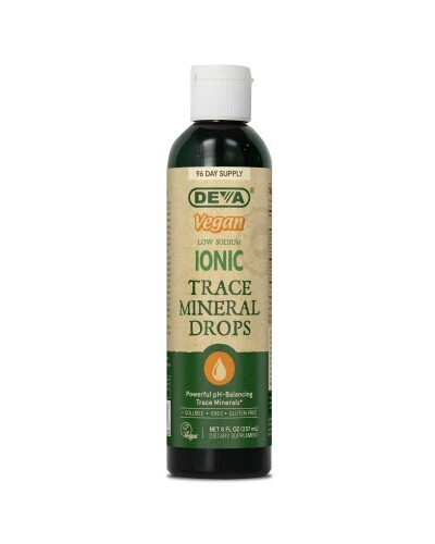 DEVA Trace Mineral Drops Ionic Vegan 8oz Liquid – EXP 12/2027