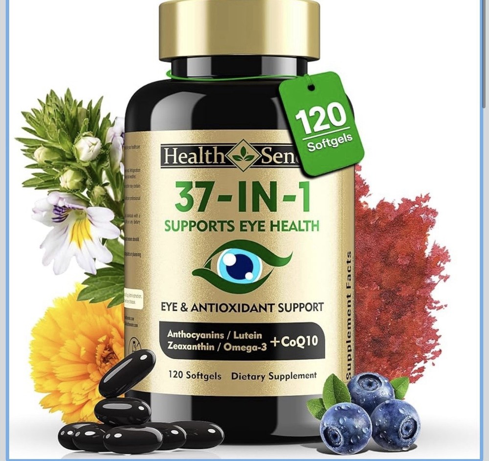 Health Sender 37-in-1 Eye & Antioxidant Support 120 Softgels