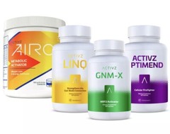 ACTIVZ COMBO : 1 GNMX + 1 LINQ + 1 OPTIMEND + 1 AIRO FREE SHIPPING BE HEALTHY!!!