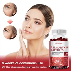 Astaxanthin 240pcs, Supports Eye & Skin Health, Promote Cardiovascular Health