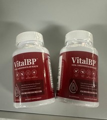 Vital BP Blood Pressure Relief Supplement Cardiovascular Health 60 Capsules 2pc