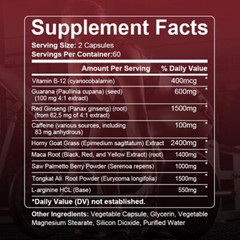 Extreme Energy Capsules – Balance Hormone,Supports Focus And Energy Boost