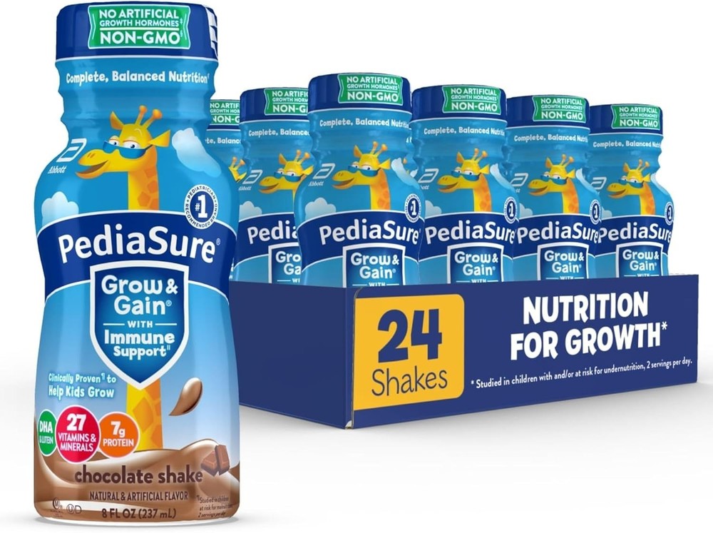 PediaSure Grow & Gain with Immune Support, 27 Vitamins & Minerals for Kids, 7…