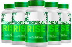 Tropical Rise for Men Pills Tropical Rose to Supports Male Vitality 300ct 5 Pack