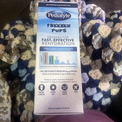 (2) Pedialyte Electrolyte Solution Freezer Pops Pack of 16, Exp 9/26