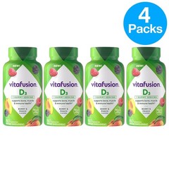 Vitafusion D3 50mcg 150ct Gummies 4 Pack – New Exp 04/2026