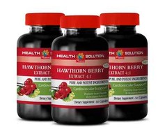 Plant-based solution – HAWTHORN EXTRACT – Healthy habits 3 Bottles 180 Capsules